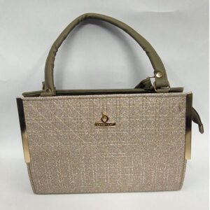 Mehendi Green/Golden Handbag