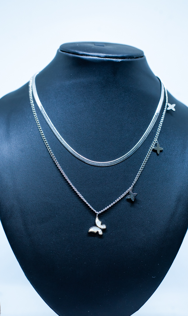 Butterfly Pendent with Chain