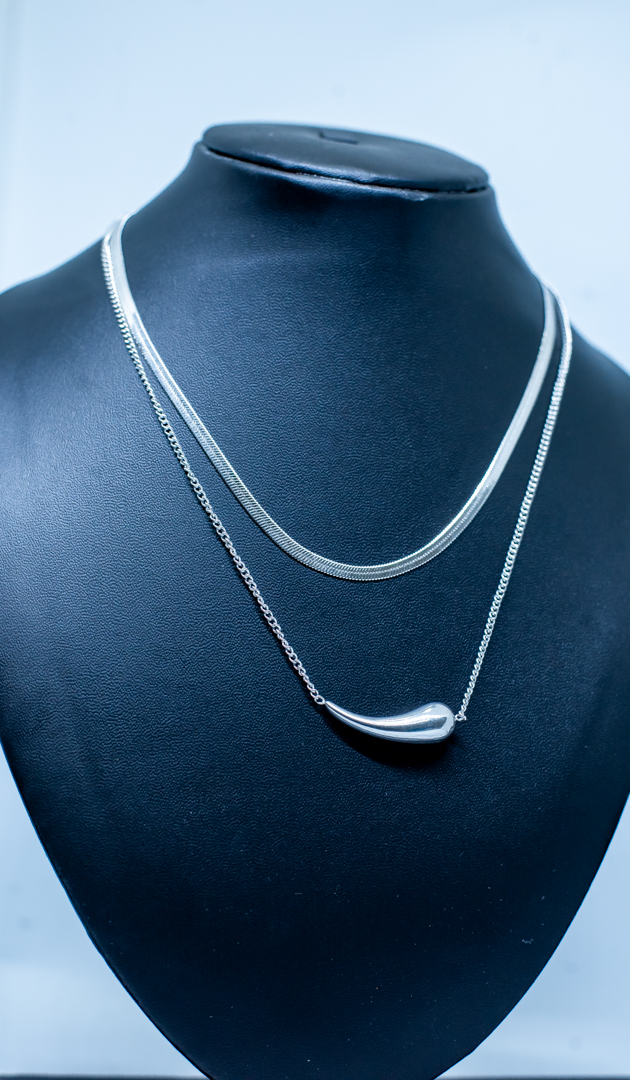 Pendent with Double layer Chain