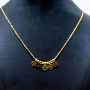 Golden with Pendant Chain
