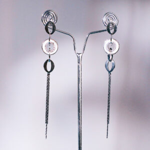 Silver Long tail Earing