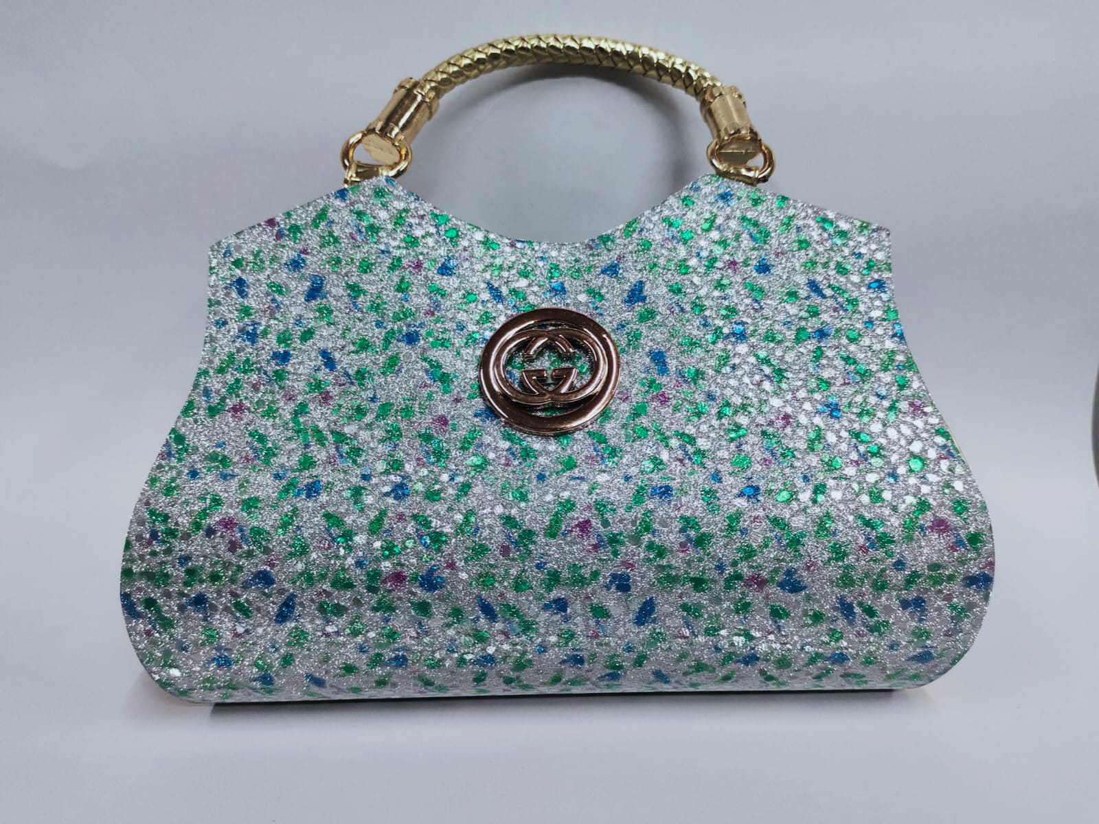 Silver Green Handbag - Image 2