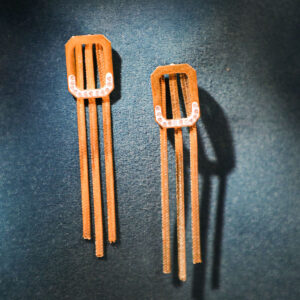 Golden Short Tail Earing