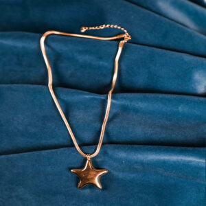 Golden Chain with Star Shape Pendant